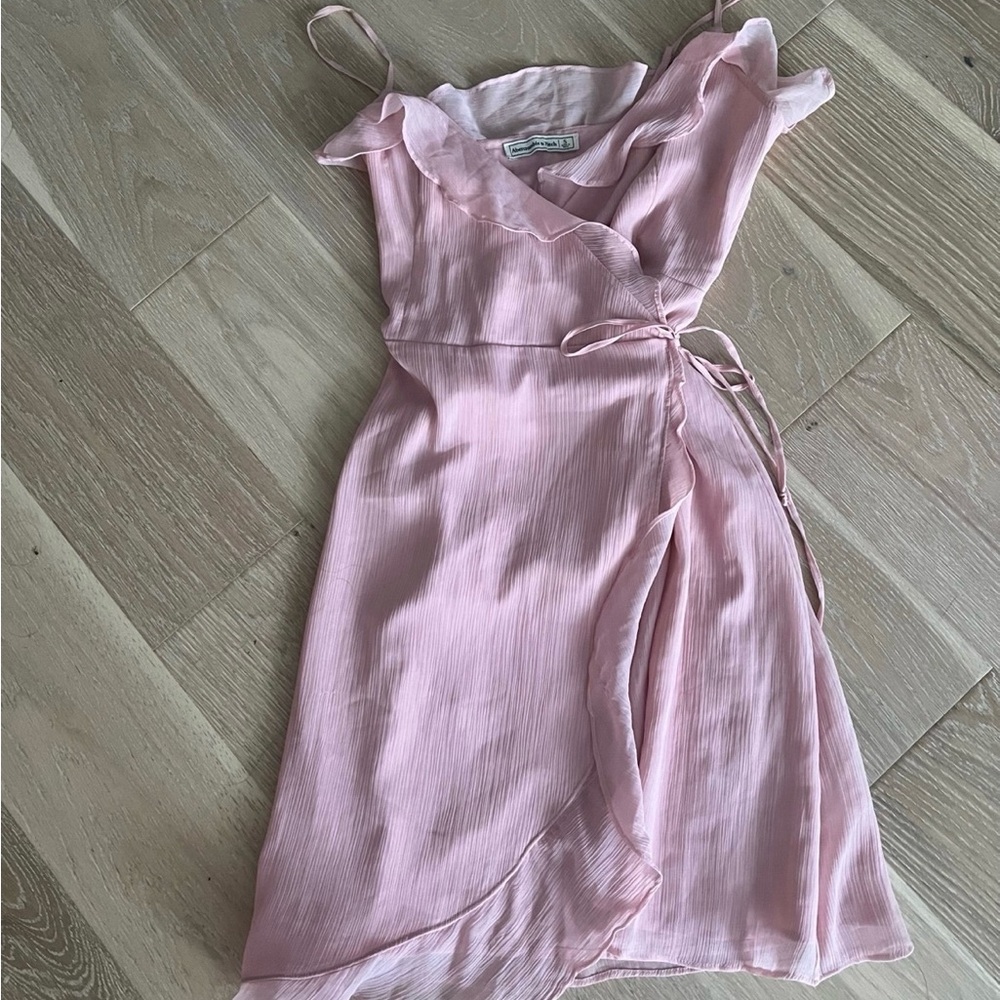 Abercrombie and Fitch Ruffle Wrap Dress